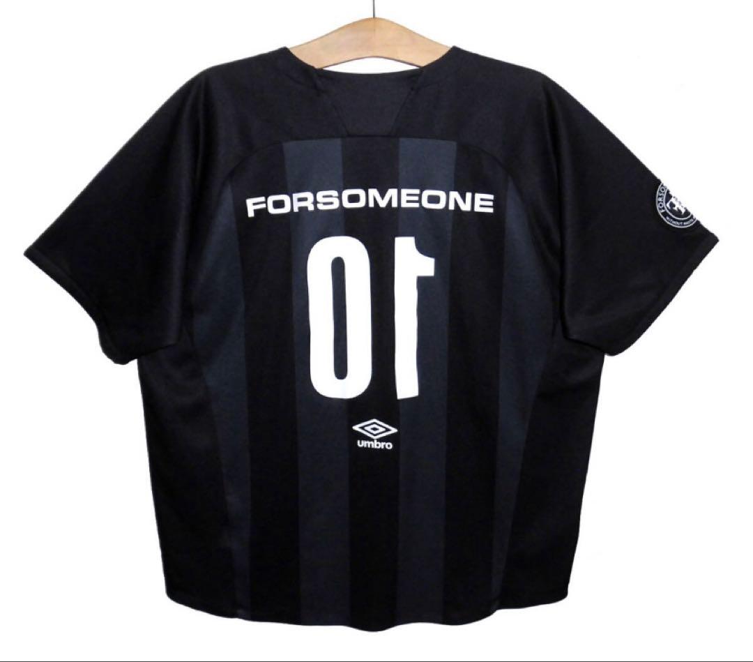 定価2.9万 美品 umbro × FORSOMEONE ゲームシャツ Lサイズ