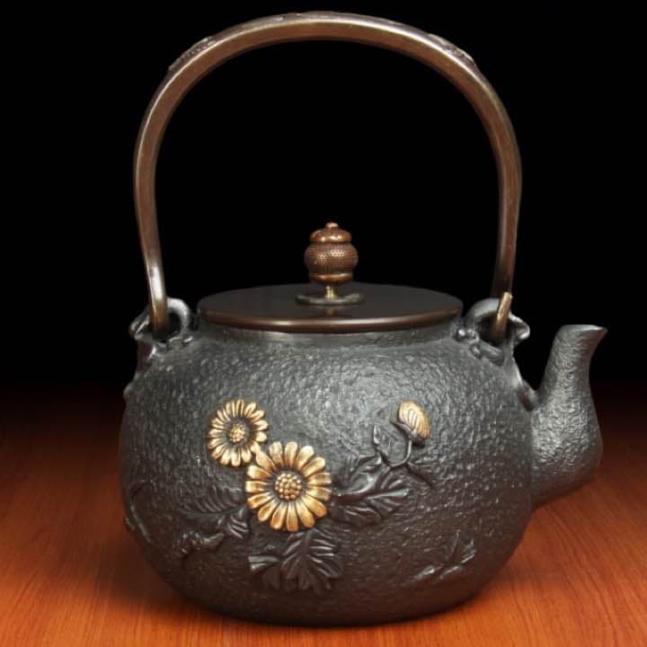 SW 松紋堂 鉄器 急須 伝統工芸 手作り 鉄分補給 鉄瓶　025