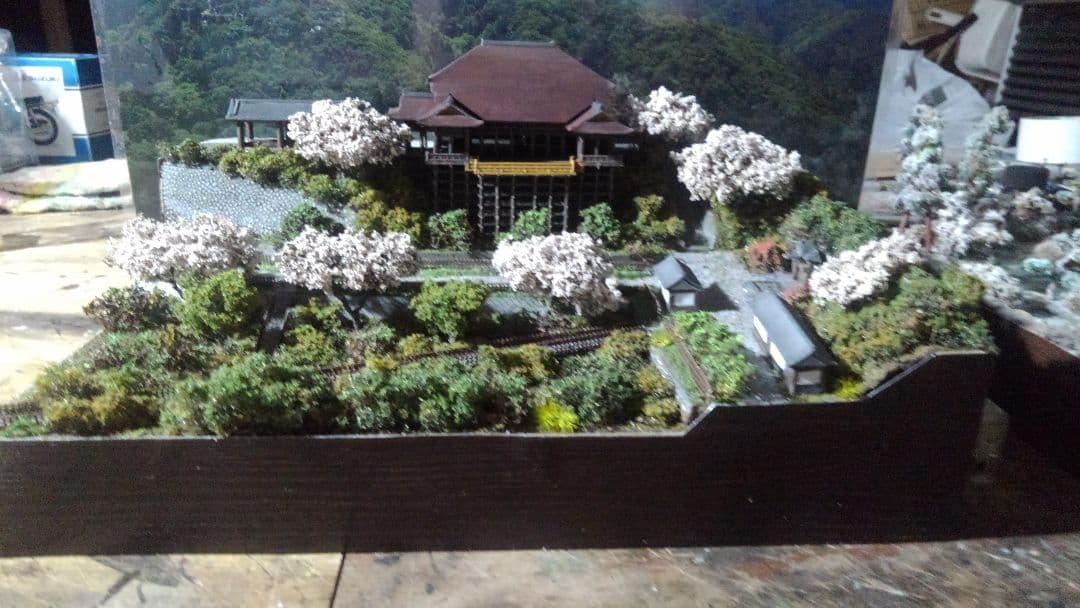 プラモデル✨神社✨寺✨お城✨ミニチュア✨ジオラマ✨３０㎝×２４㎝✨製作受付中❗