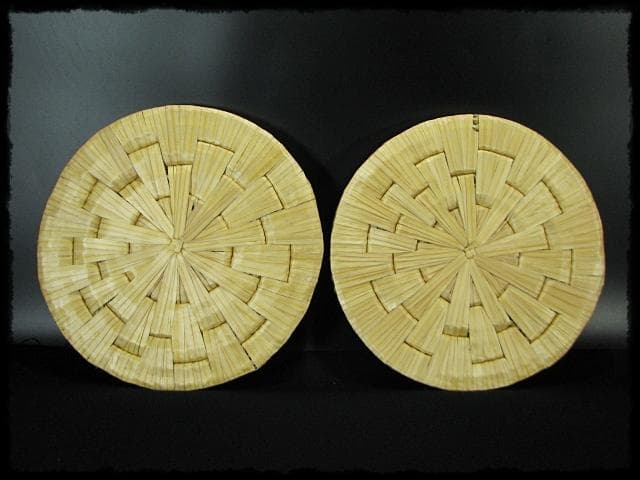 円座 5枚揃 茶道具 露地道具 網代 立礼 座布団 f316