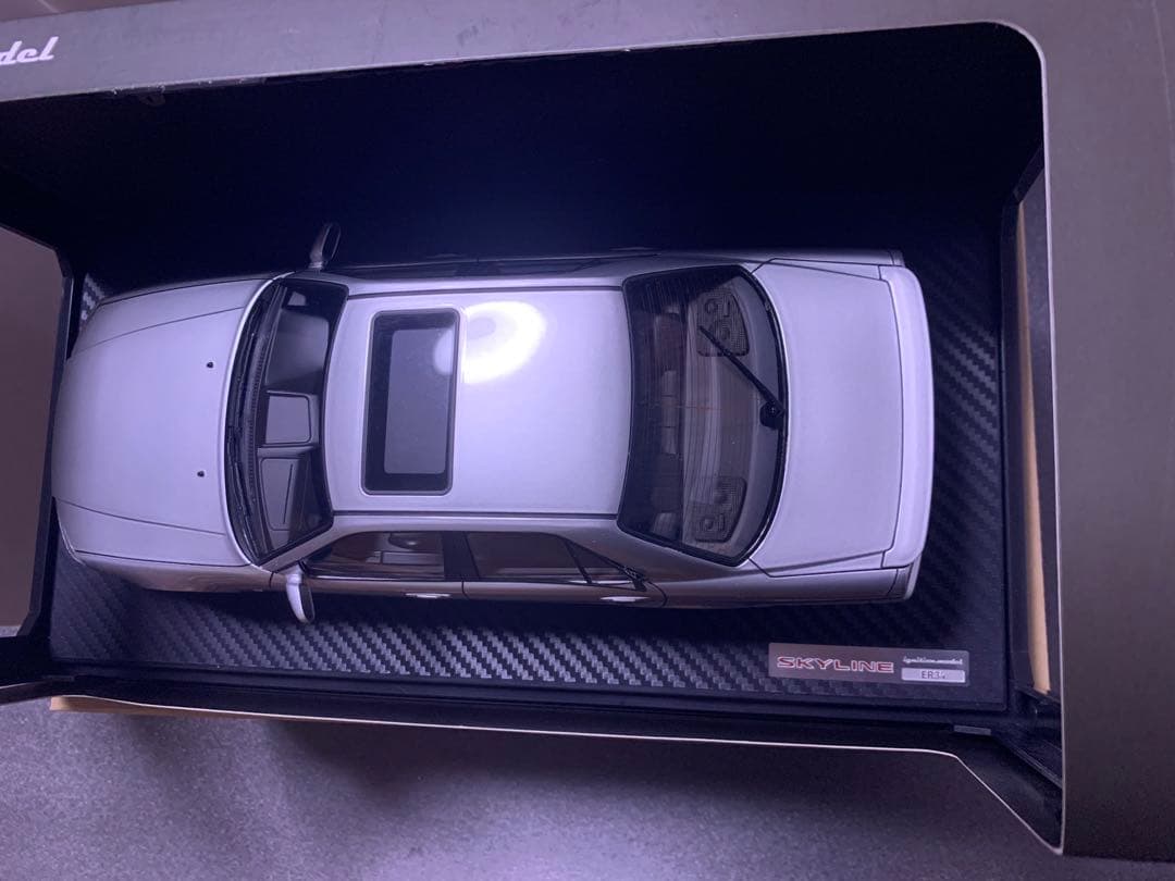 イグニッションモデル1/18スカイライン25GTターボ(ER34)シルバー