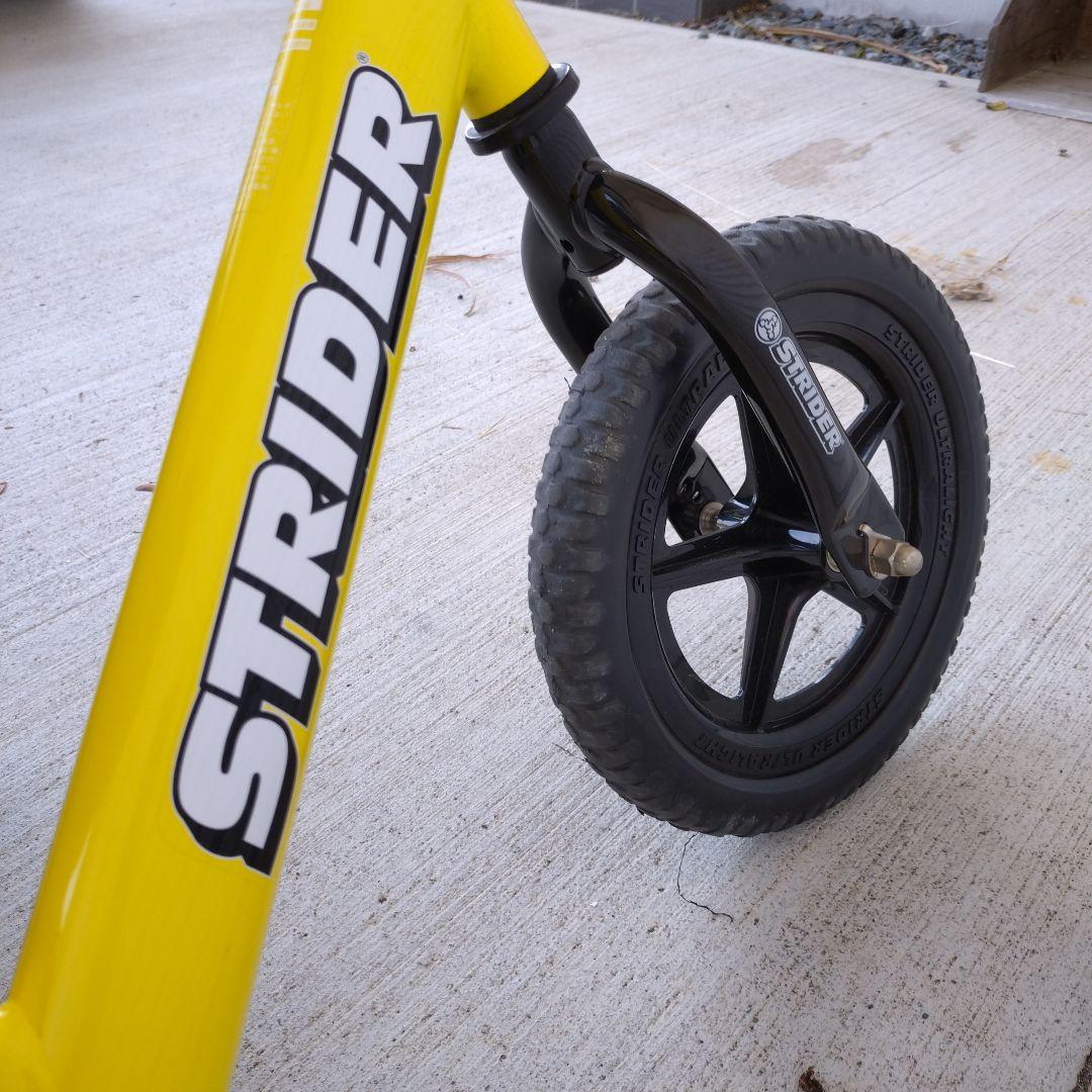 組み立て不要！　STRIDER 12　ストライダースポーツ　イエロー　日本正規品