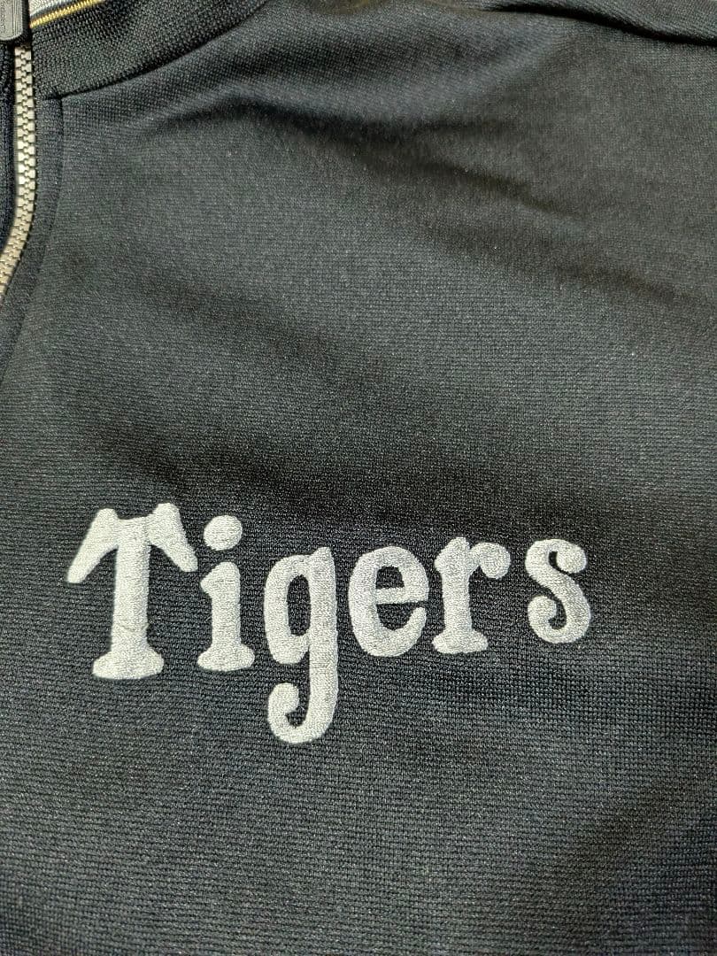 80s デサント 阪神タイガース　ジャージ トラックジャケット O ブラック 黒