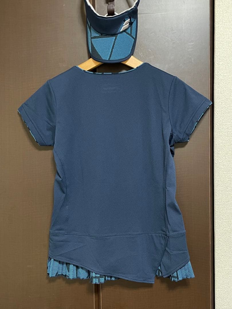 バボラ ウェア テニス 長袖 シャツ バイザー セット(4点セット)