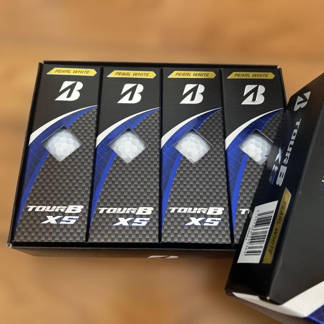 Bridgestone TOUR B XS パールホワイト　ゴルフボール　２箱