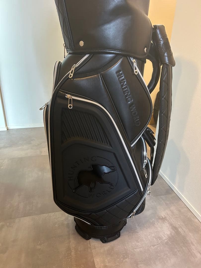 【美品】【稀少】【最高級】ハンティングワールド　キャディバッグ【タイムセール】