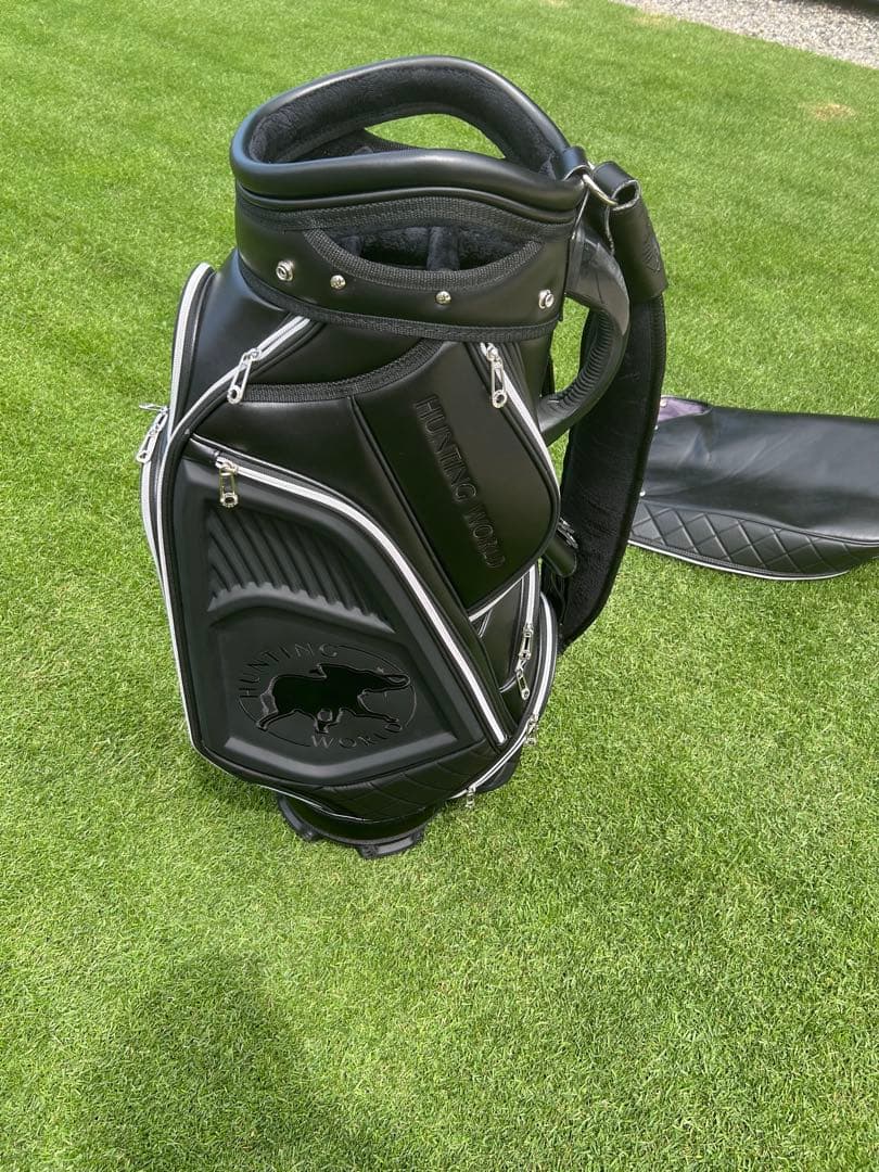 【美品】【稀少】【最高級】ハンティングワールド　キャディバッグ【タイムセール】