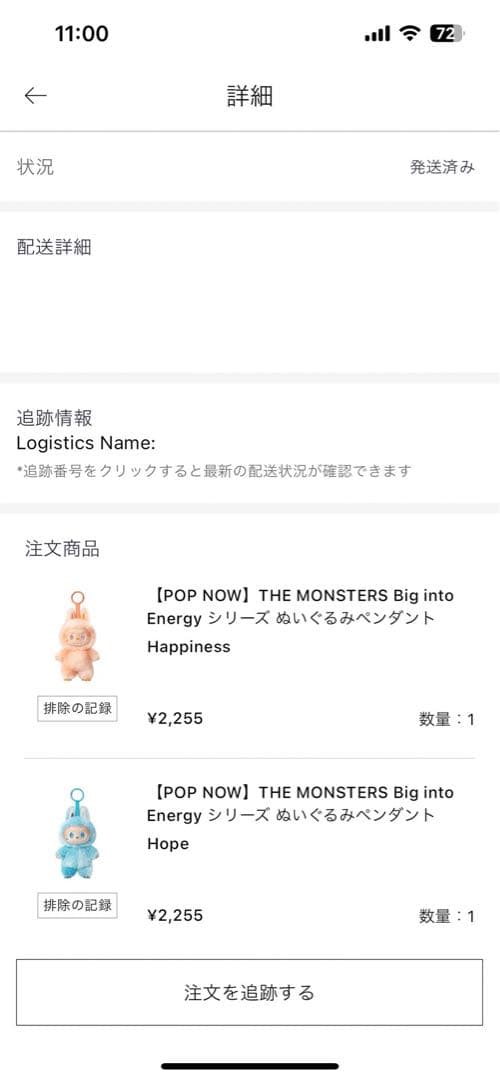 Big into Energy ぬいぐるみペンダント ラブブ エナジー アソート