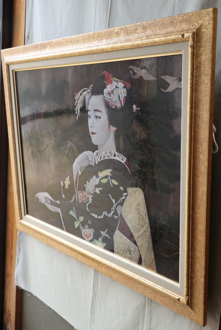 観乃舞（かんのまい）　油彩肉筆画