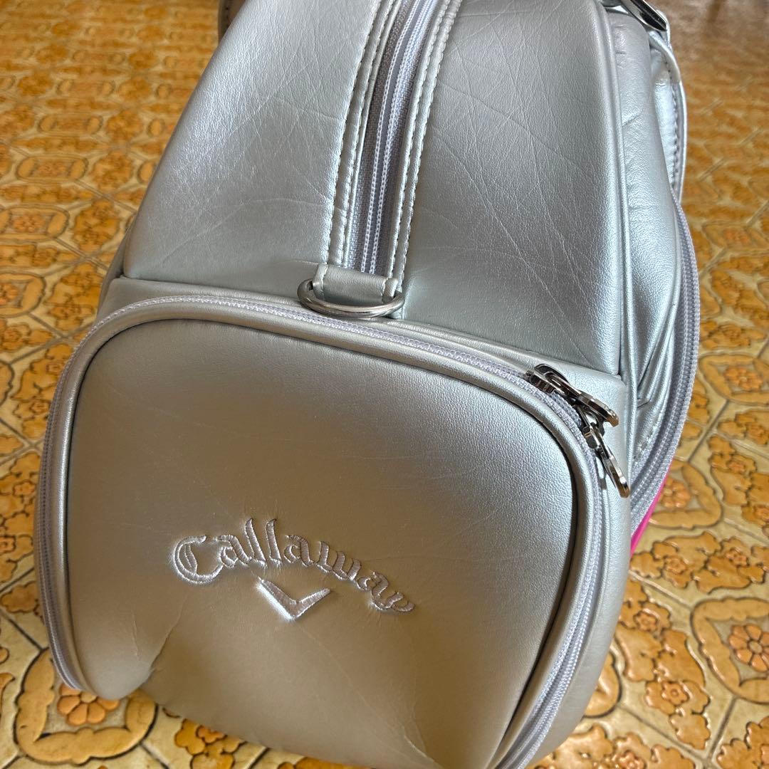 Callaway ゴルフシューズバック　ホワイト/ブラック　ゴルフグローブ、他