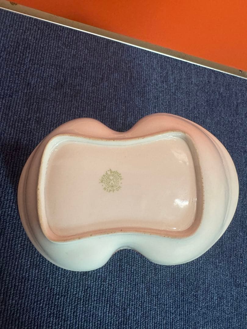 1847 【明治アンティーク】オールドノリタケ　風景図　手提皿　時代