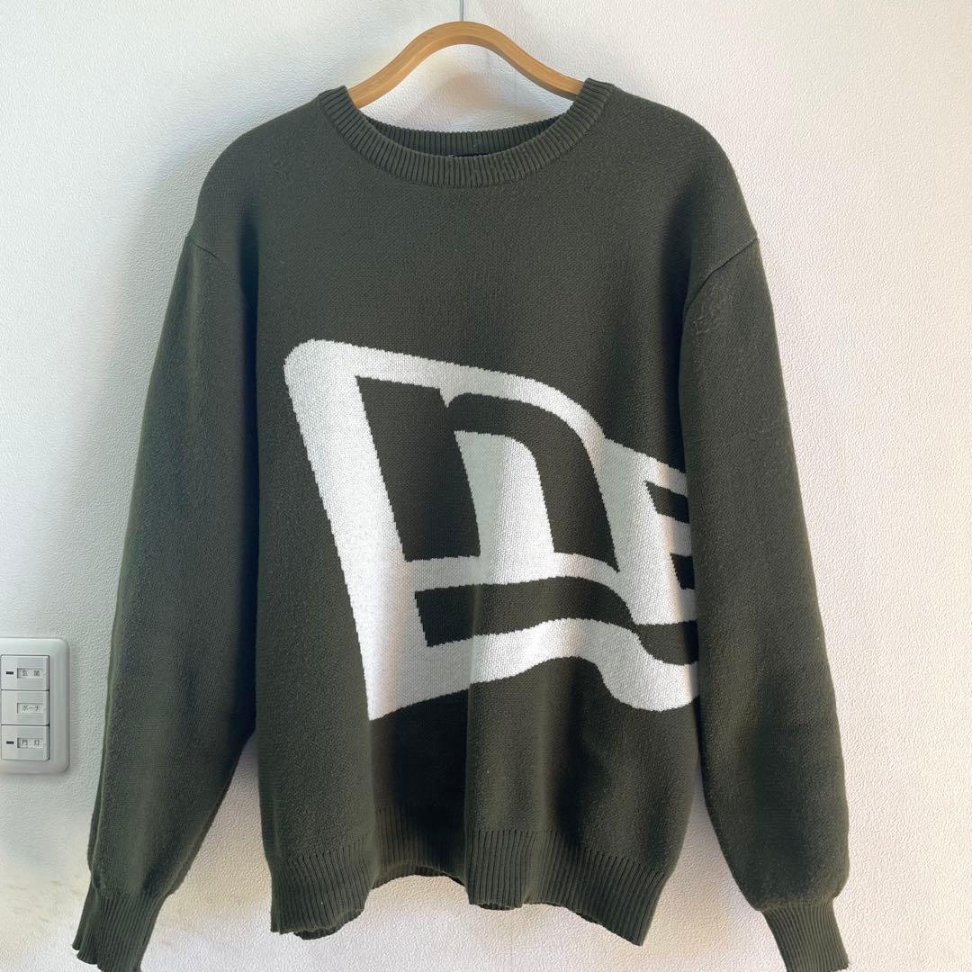 NEW ERA ニューエラゴルフ セーター＆キャップ　セット　デカロゴ　XL