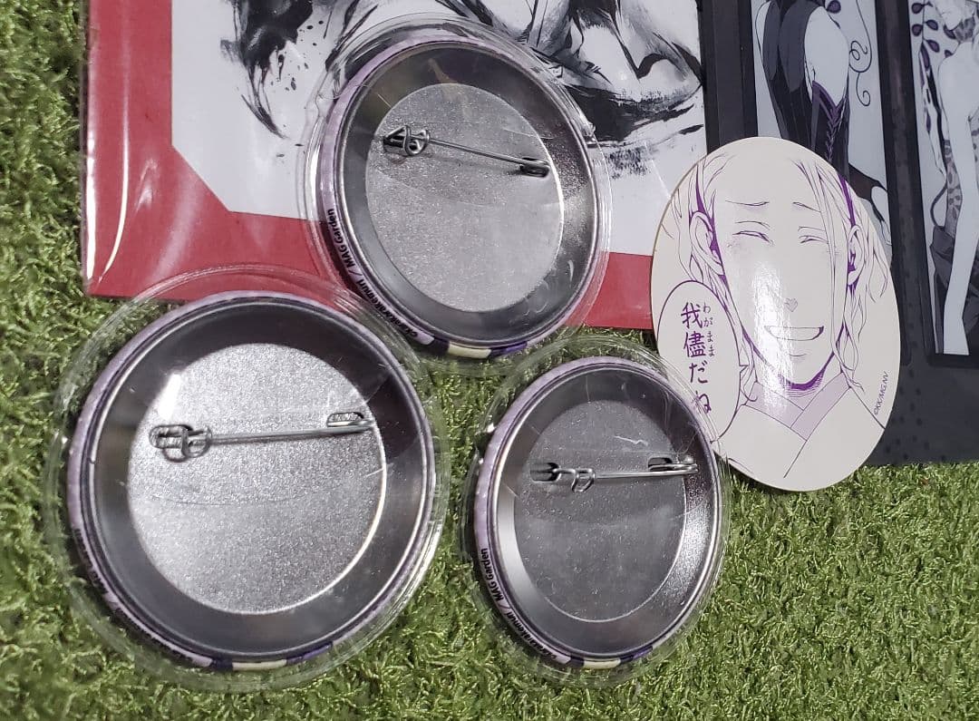 曇天に笑う　曇天火　金城白子　クリアファイル　缶バッジ　ポストカード　ステッカー