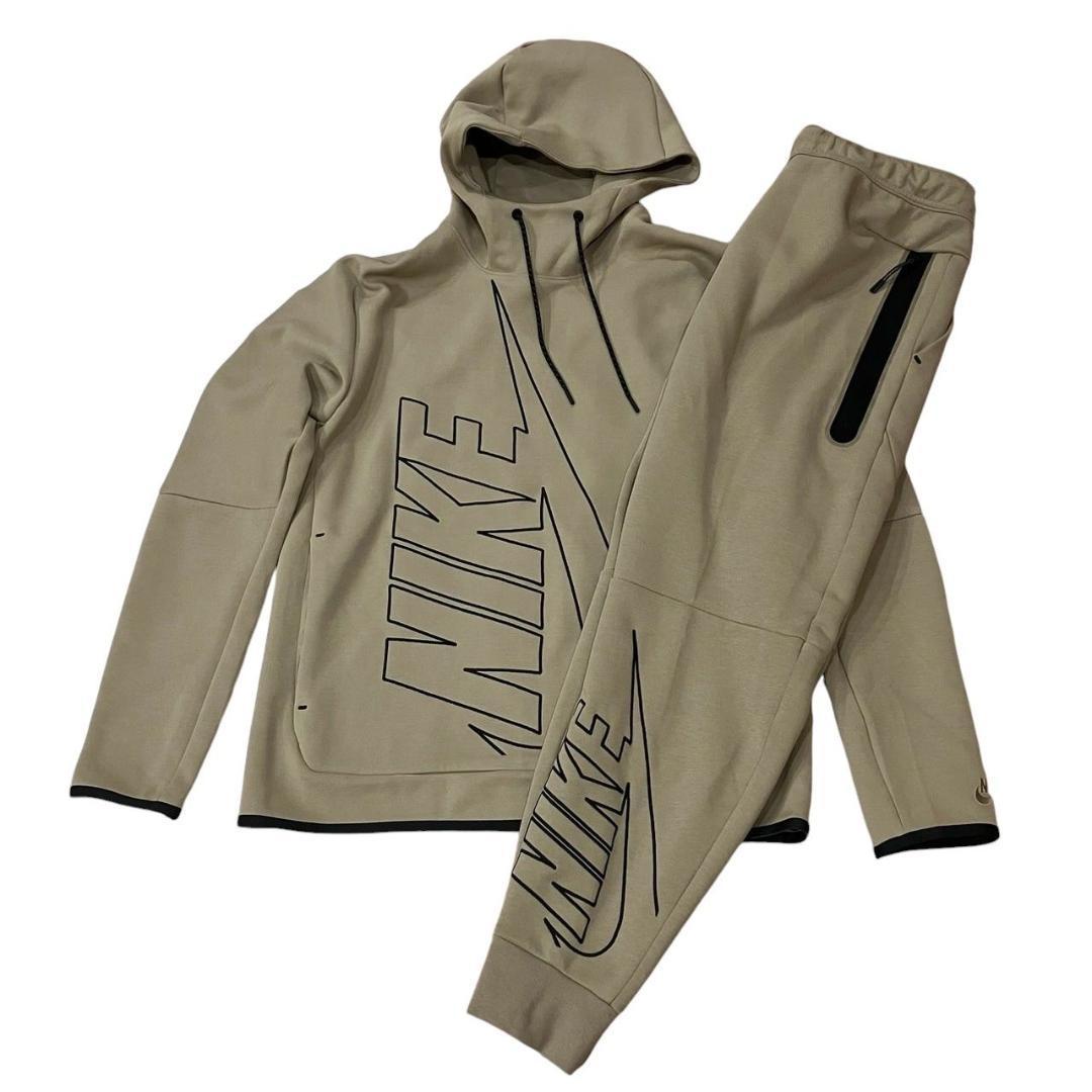 【130】 ナイキ セットアップ DX0582 DX0578 ベージュ Lサイズ