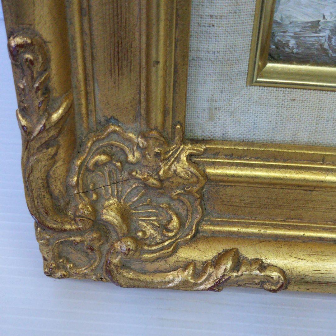 油彩画　直筆　渡部ひでき「薔薇」