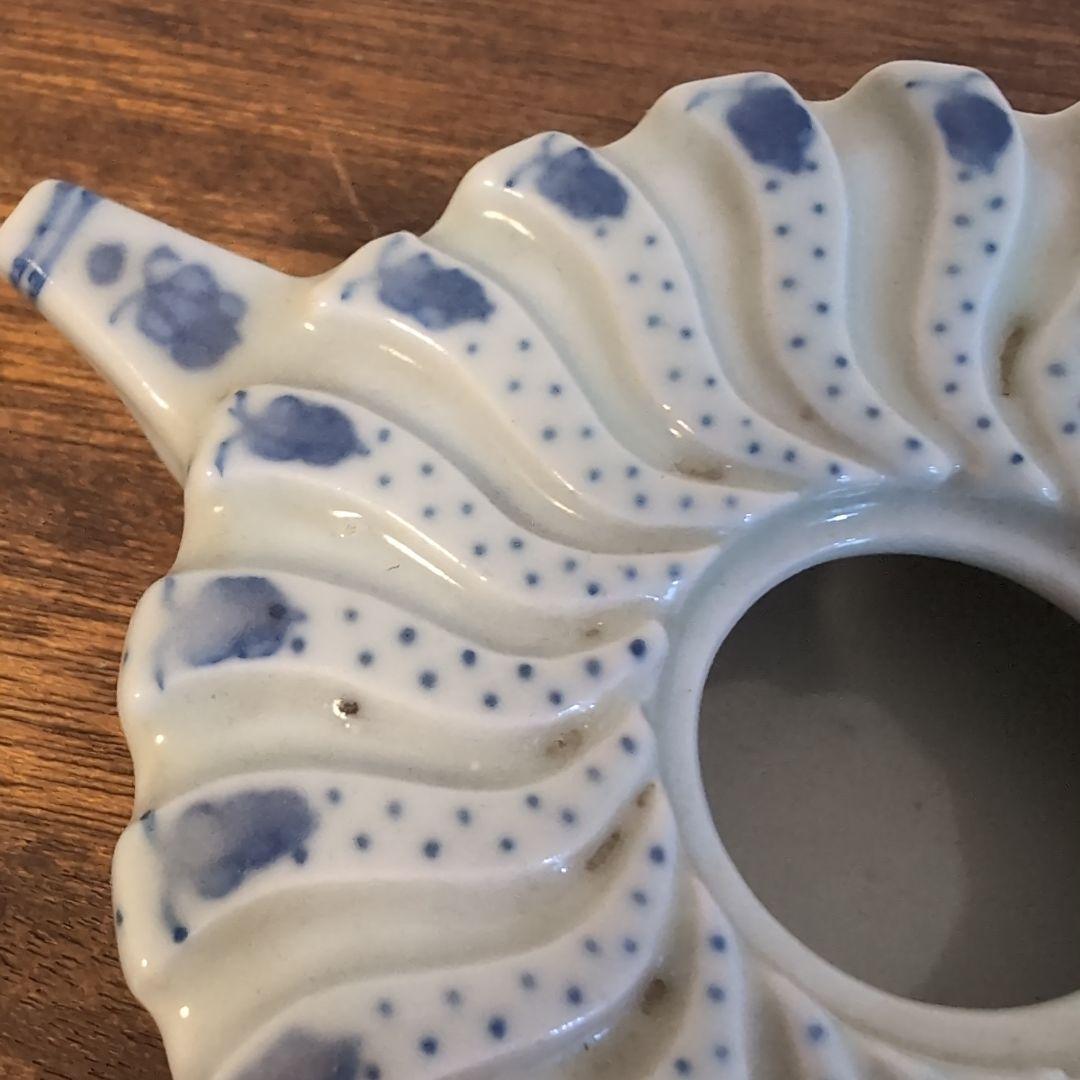 古染付　水差水滴　急須　大清雍正年製銘　書道具　骨董アンティーク工芸品　中国古玩