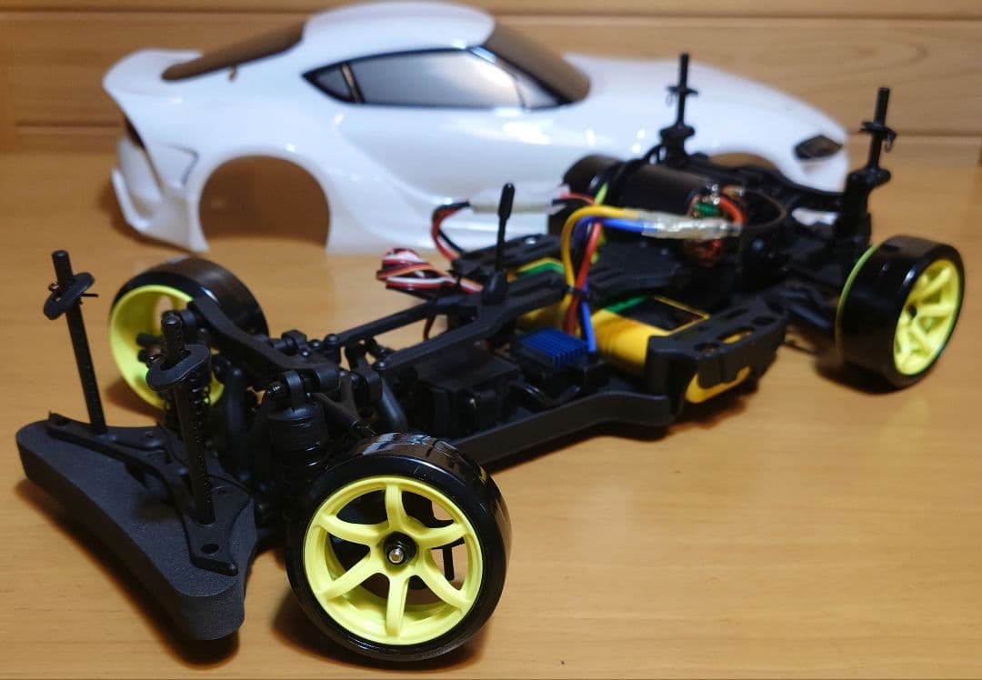 アライブフーン映画S15シルビアLEDボディ＆ヨコモドリパケ2WDフルセット完成