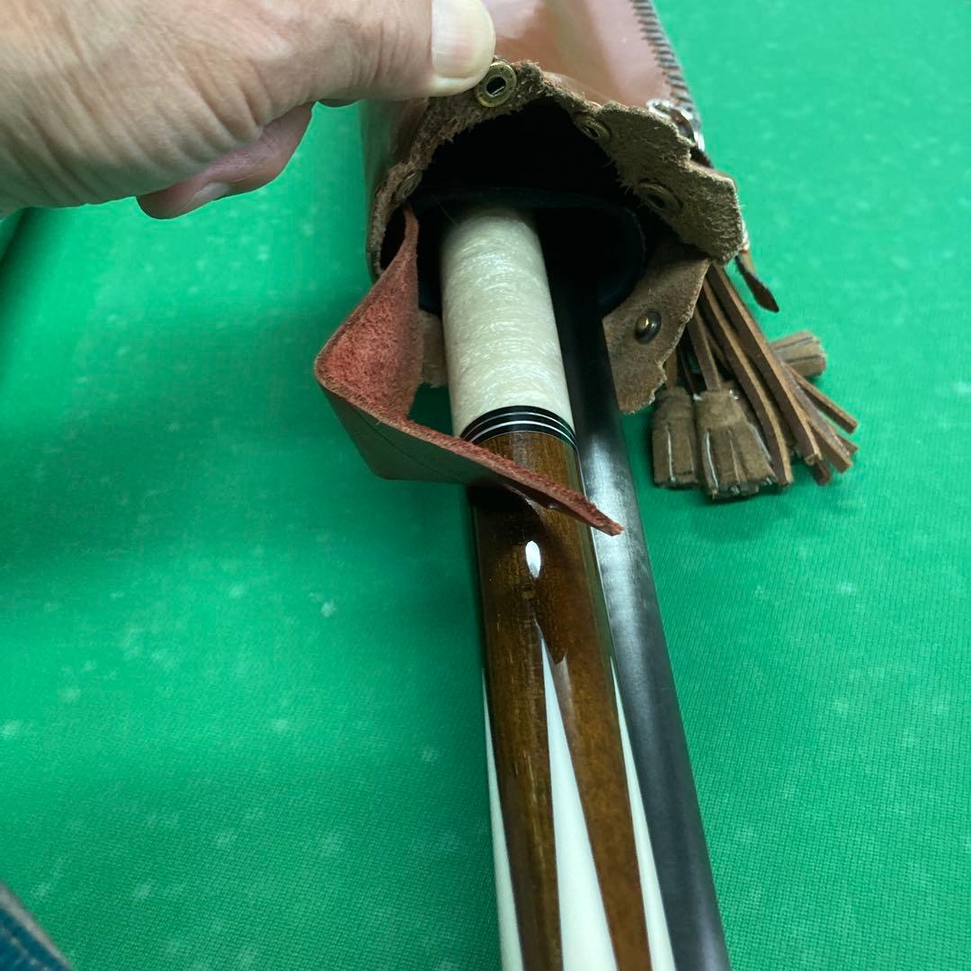 ♣️総本革、手作りキューケース❗️