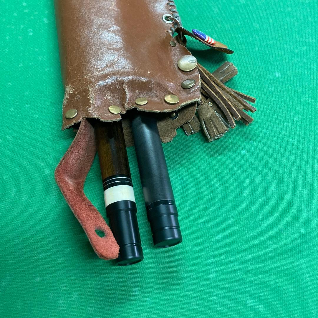 ♣️総本革、手作りキューケース❗️