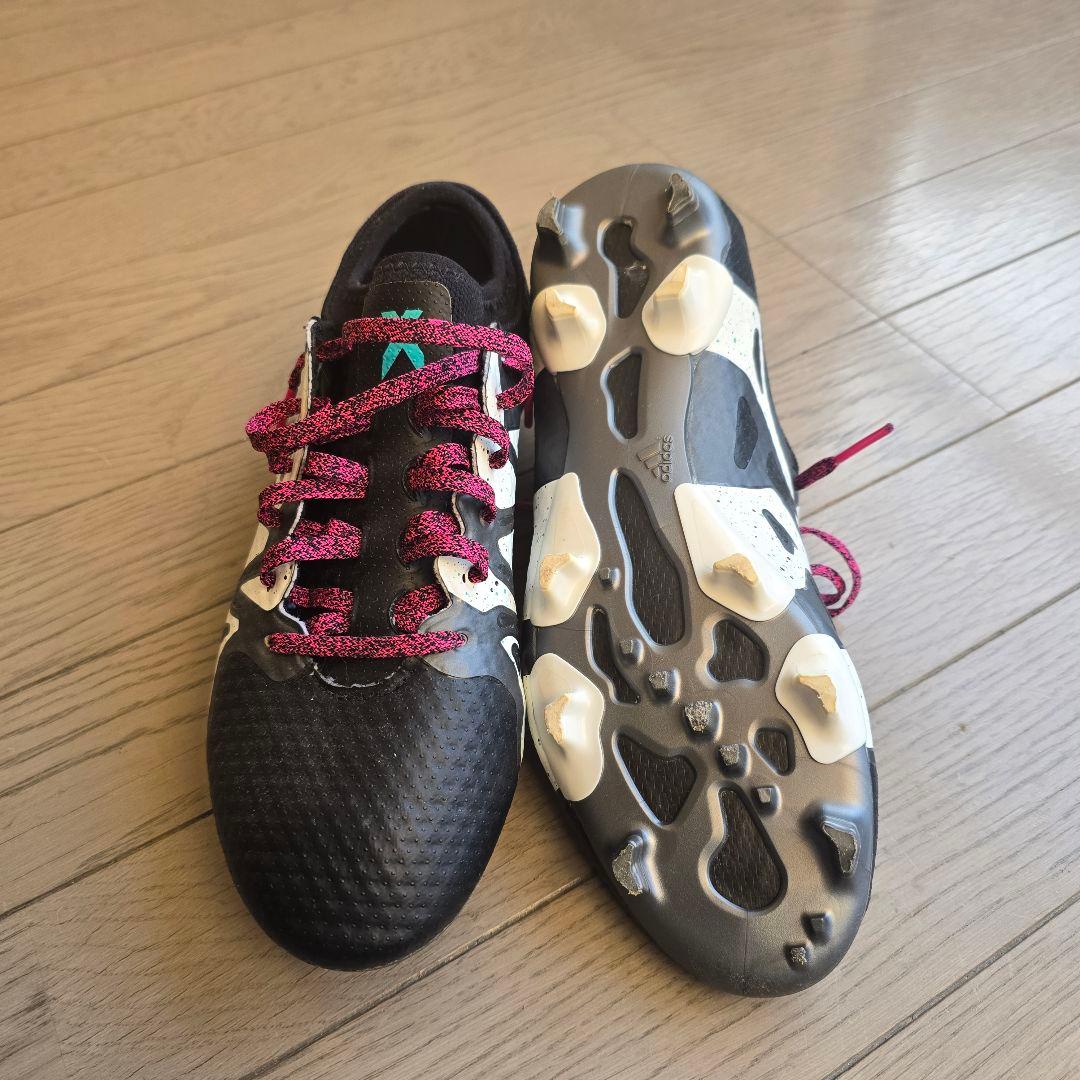 アディダス サッカースパイク 25.5 エックス15＋ プライムニット