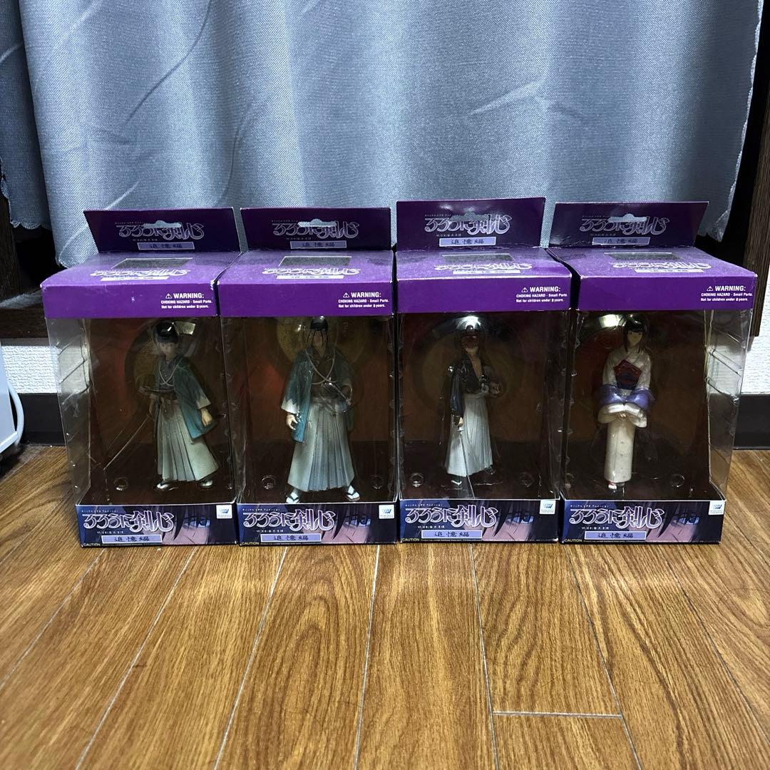 るろうに剣心 追憶編 緋村剣心 雪代巴 斎藤一 沖田総司 フィギュア 4体セット