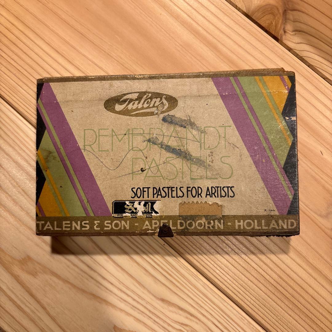 希少　オランダ　アンティーク　レンブラント ソフトパステル