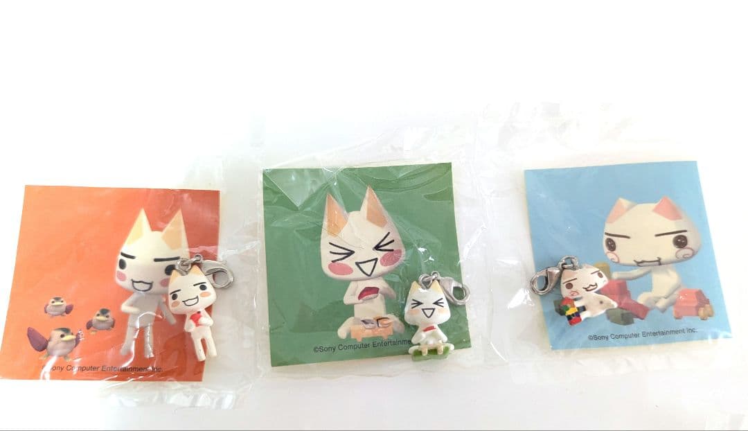 どこでもいっしょ　マスコットチャーム8点　トロ他