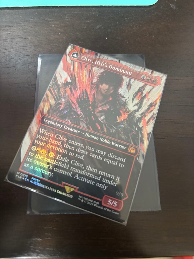 イフリートのドミナント、クライヴ　英語　foil ショーケース　EN