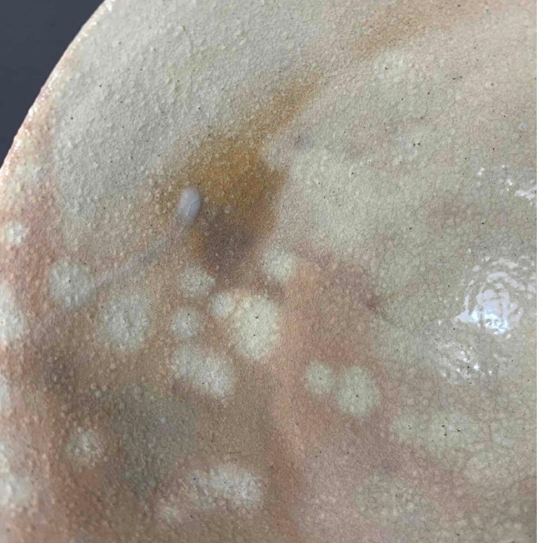 茶道具　久田宗匠書付　朝日焼　御本粉引茶碗　74代　朝日豊斎