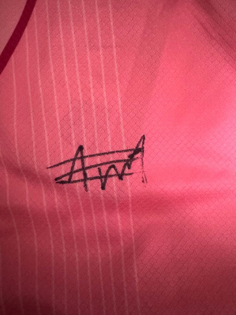 FC Barcelona ピンクジャージ Nike サイン入り　デヨング