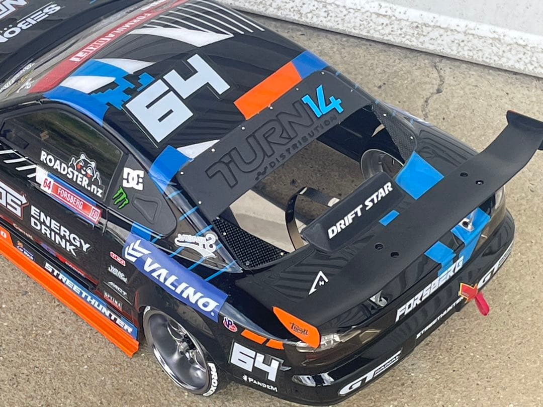 ヨコモ yokomo 下田沙也加 シルビアS15 塗装済みボディ　ラジドリ