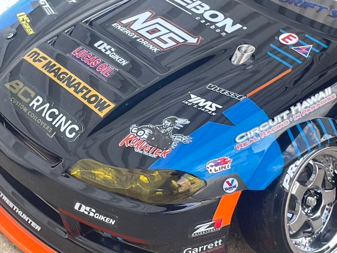 ヨコモ yokomo 下田沙也加 シルビアS15 塗装済みボディ　ラジドリ