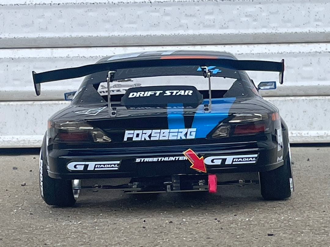 ヨコモ yokomo 下田沙也加 シルビアS15 塗装済みボディ　ラジドリ