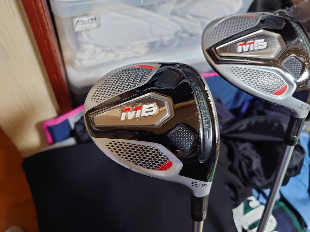 テーラーメイドM6 フェアウェイウッド 3W 5W S！かなり安っ！2本セット！