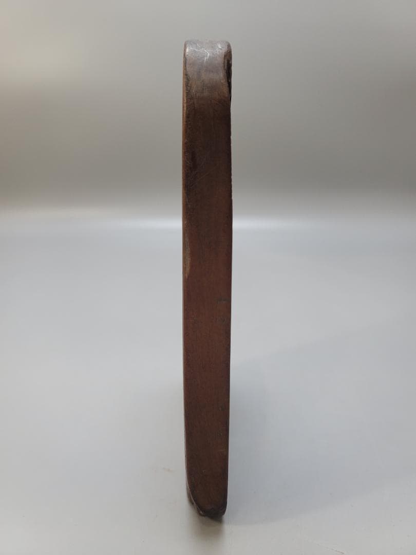 中国美術 文房具 青白磁 筆架 木彫龍 硯 二件