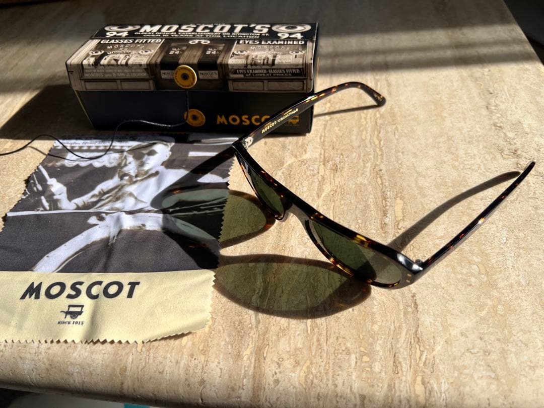 長渕剛さん着用モデル　モスコット　高級サングラス　整理No79