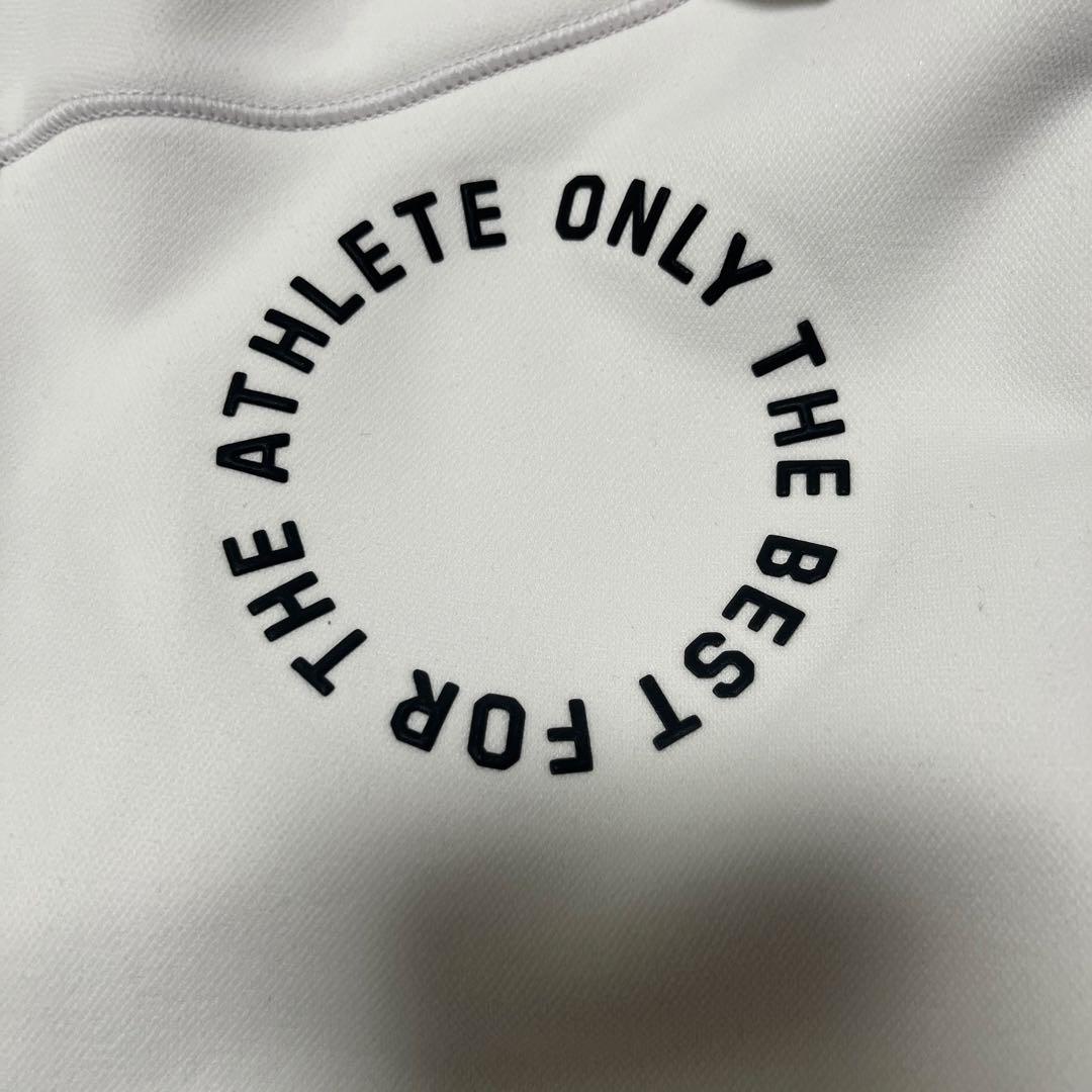 【新品タグ付】アディダス　白シンプルジャケット スポーツウェア Ｌサイズ