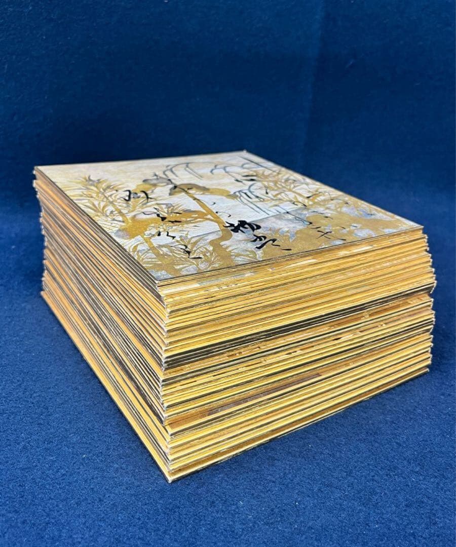 本阿弥光悦　光悦書色紙　光琳社出版 36枚 書道 和歌　俵屋宗達