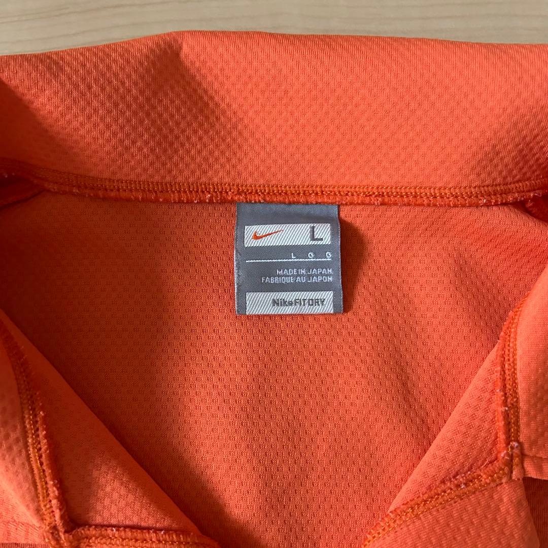 Nike サッカーシャツ Lサイズ オレンジ 23