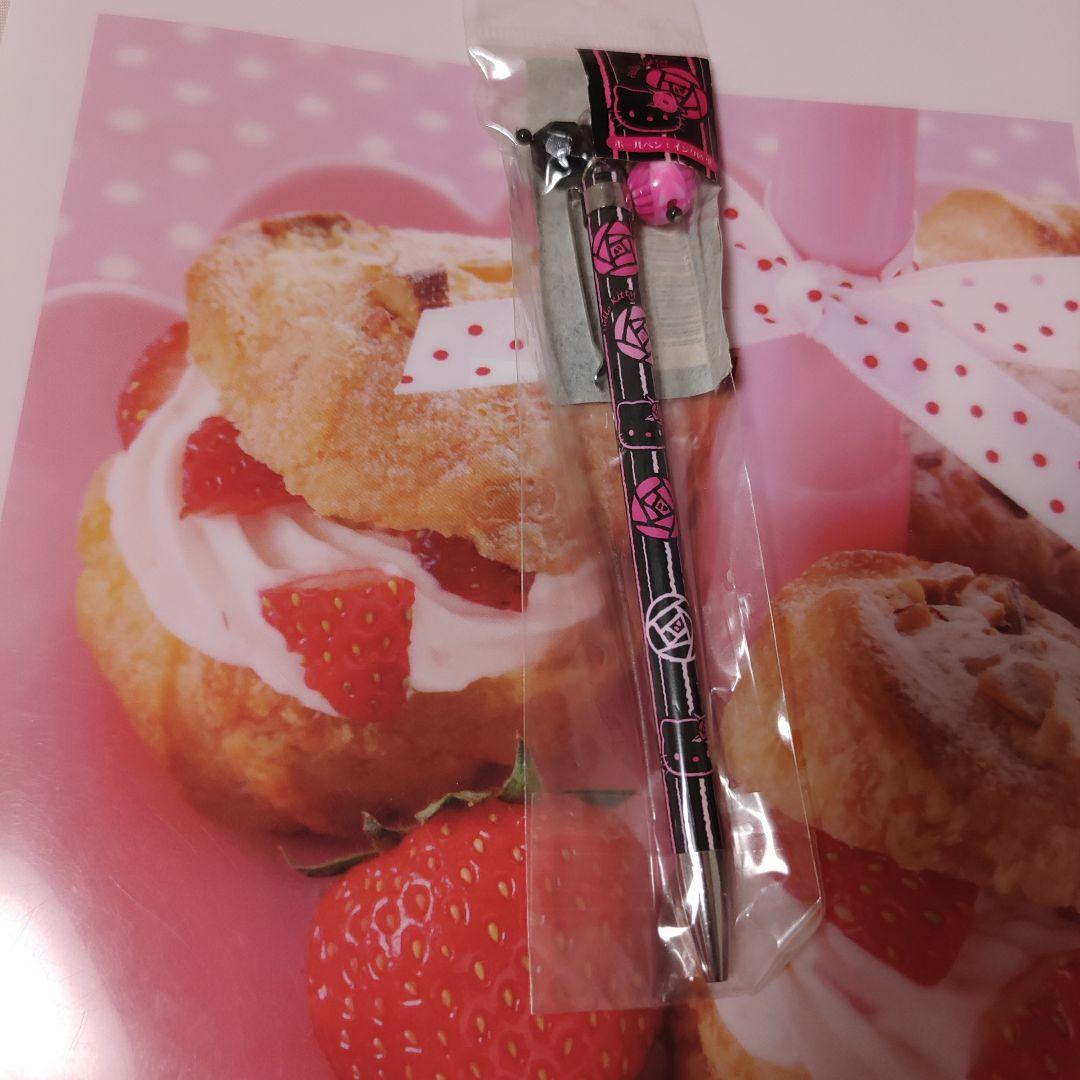 キティ ボールペン ストラップ付きサンリオ　バラ