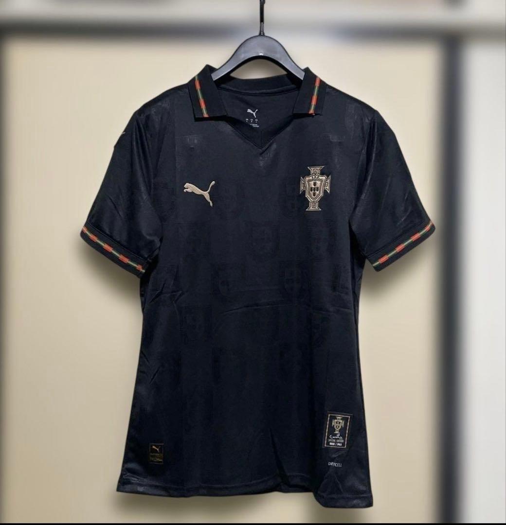 ポルトガル代表 ユニフォーム プーマ製 Lサイズ ブラックデザイン