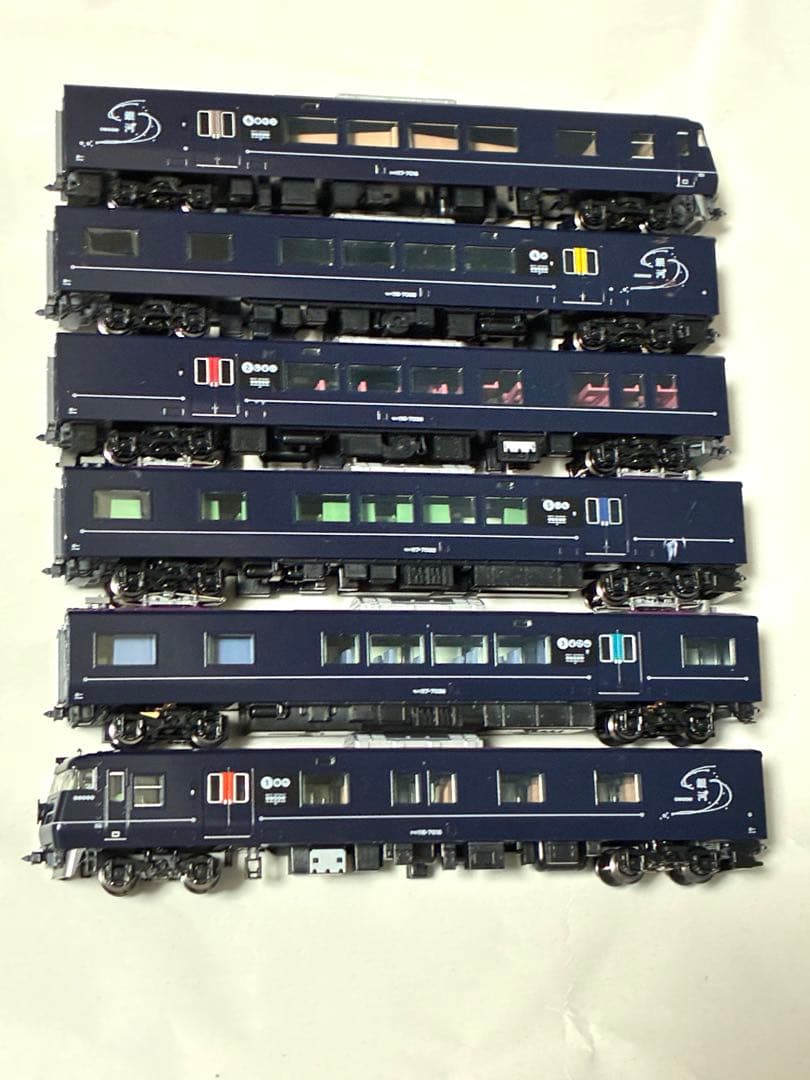 ウエストエクスプレス銀河6両　tomix ライト点灯動力動作確認済