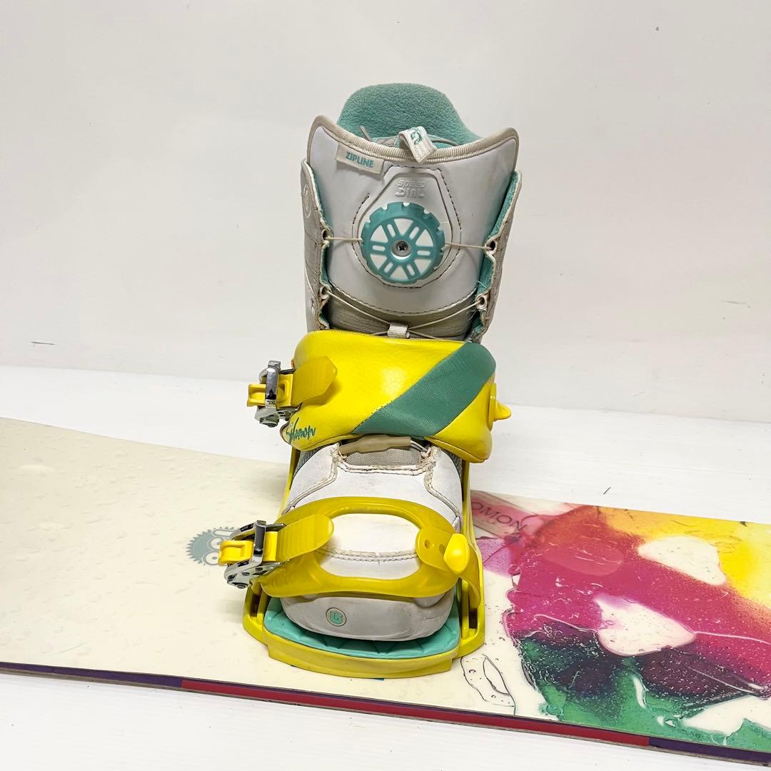 レディース　SALOMON BURTON スノボセット　バートン　スノーボード