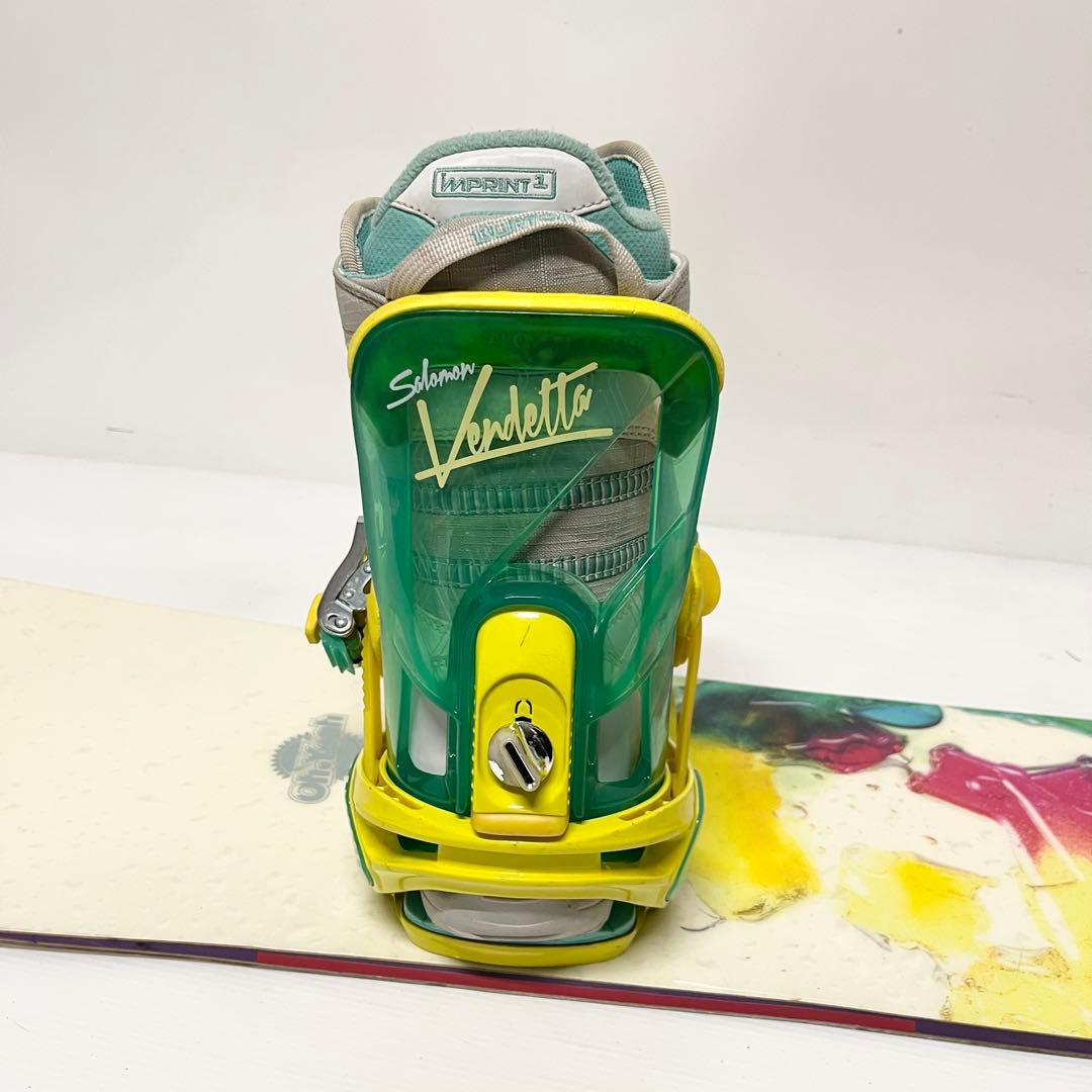 レディース　SALOMON BURTON スノボセット　バートン　スノーボード