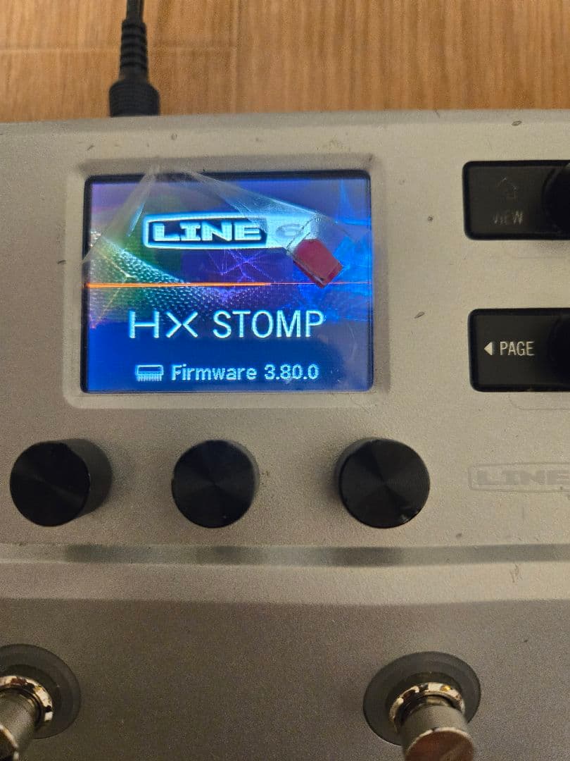 ギター line6 hx stomp + Melo audio EXP-001