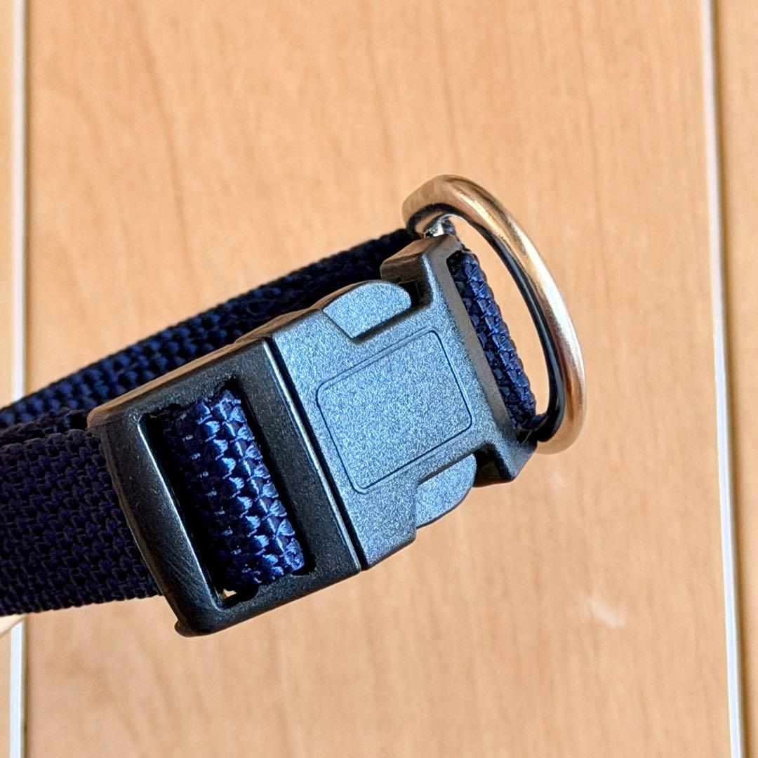 【新品未使用】ロンハーマン ネイビー 犬 首輪 S リード