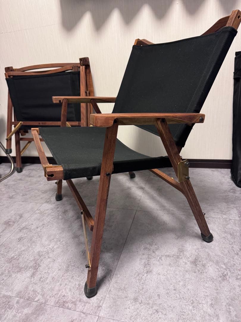 ハ*ー様 キャンプオンパレード　コンダクターズチェア　二脚セット　ジャンク