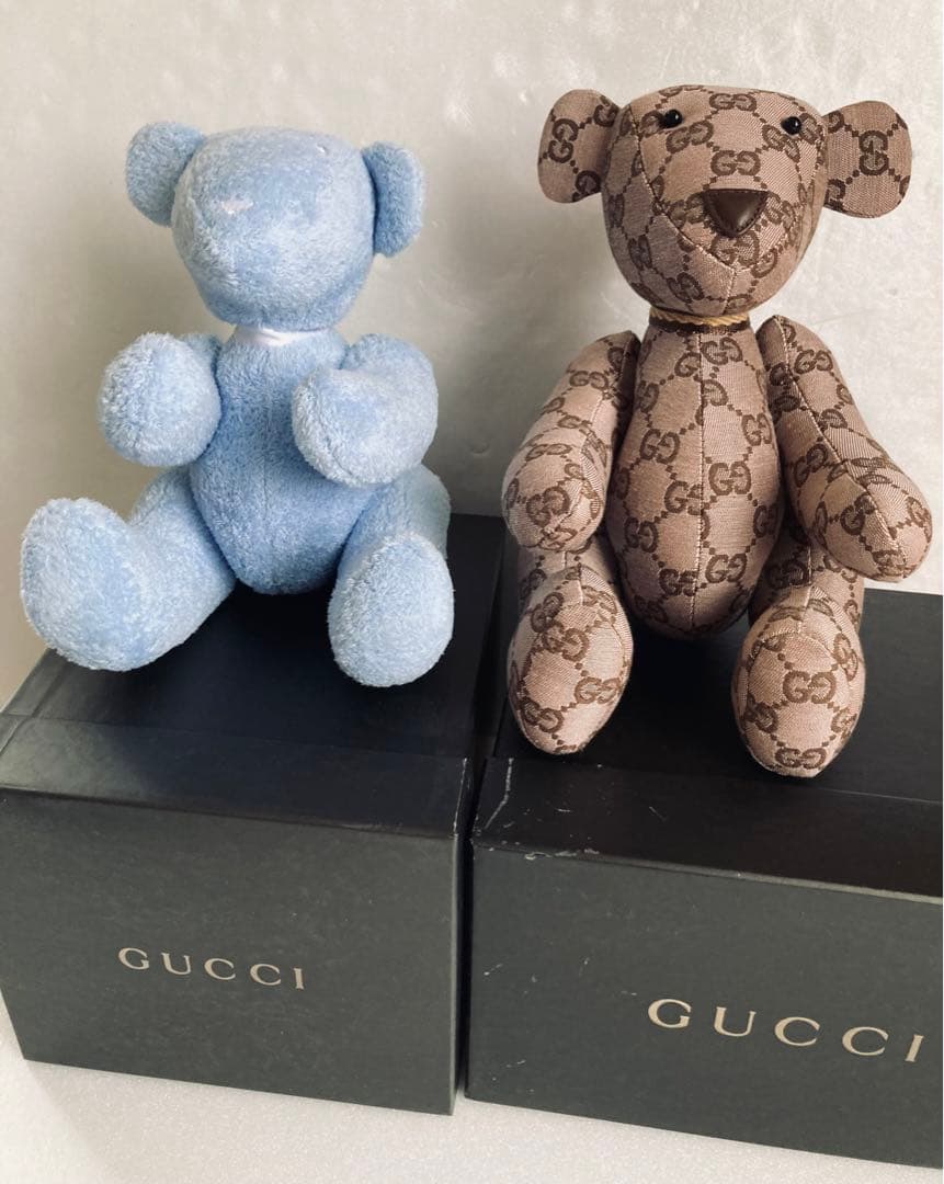 新品◆GUCCI グッチ　GGキャンバス　テディベア　モフモフテディ　イタリア製