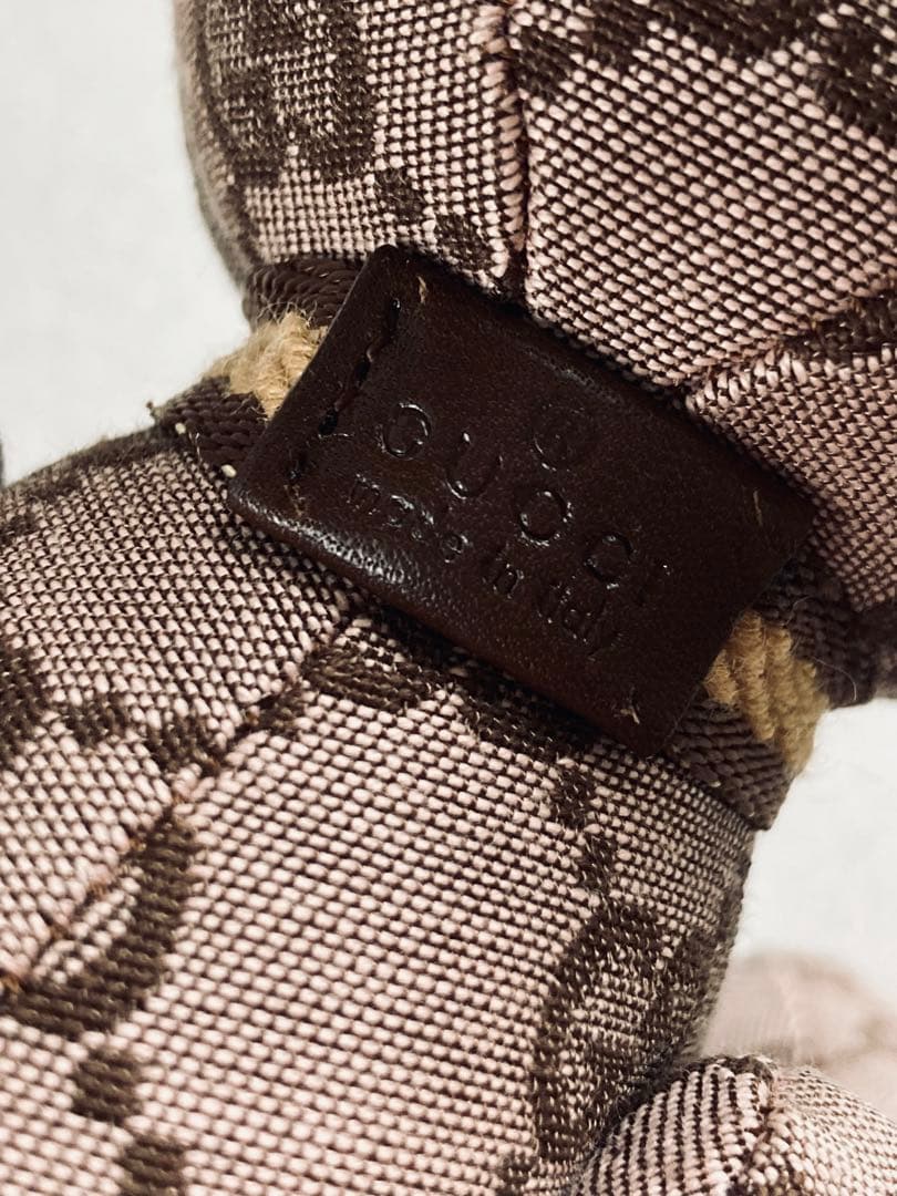 新品◆GUCCI グッチ　GGキャンバス　テディベア　モフモフテディ　イタリア製