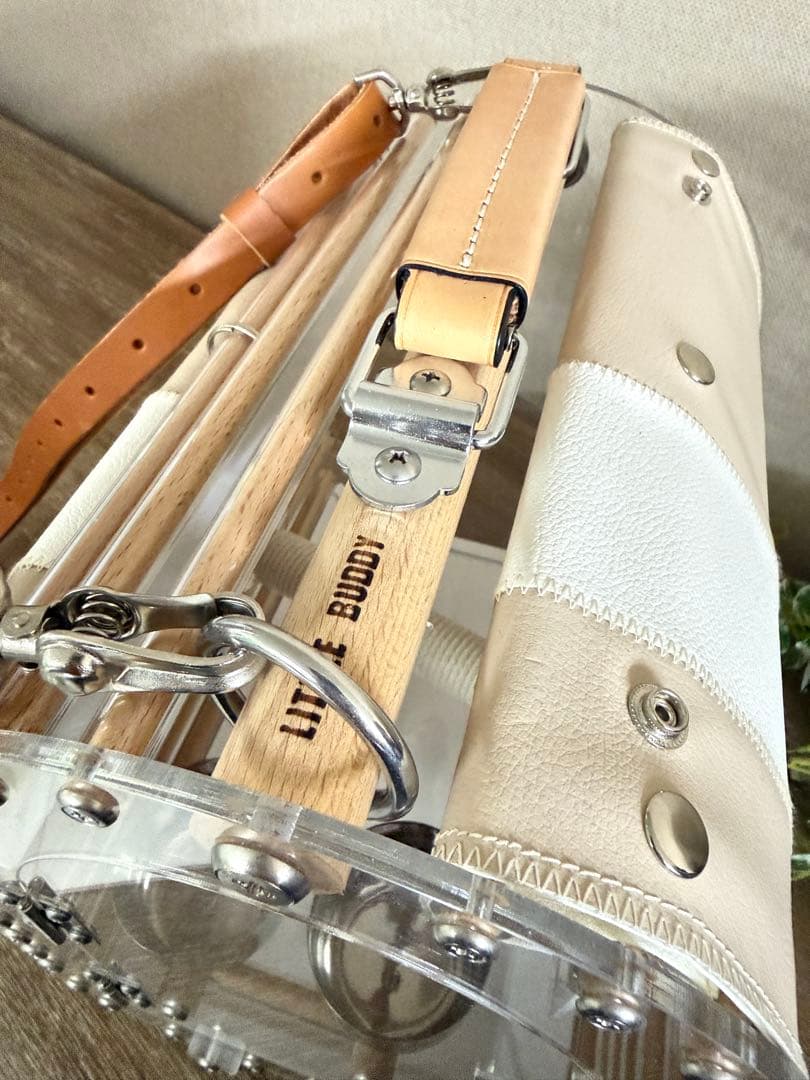 LITTLE BUDDY バードキャリー ベージュ　中型インコ用